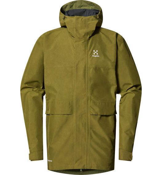 Haglöfs Reed GTX Parka Men Olive Green i gruppen Klær Og Fottøy / Klær / Jakker / Regnjakke hos Sportfiskeprylar.se (6064544VY015r)