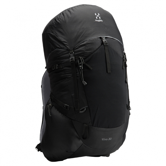 Haglöfs Vina 30 True Black i gruppen Oppbevaring / Ryggsekker / Tursekker hos Sportfiskeprylar.se (6071102C5005)