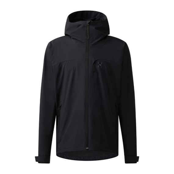 Haglöfs Ozka Proof Jacket Men True Black i gruppen Klær Og Fottøy / Klær / Jakker / Regnjakke hos Sportfiskeprylar.se (6081732C5015r)