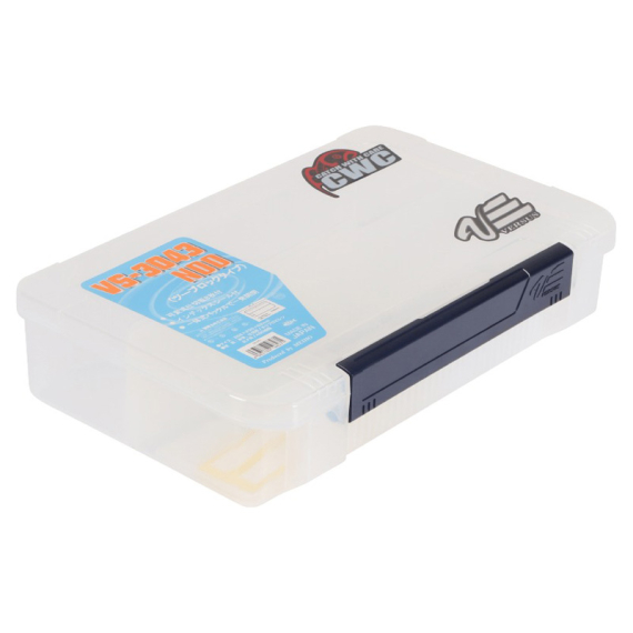 Meiho Betesbox, Justerbara Fack, 356x230x82mm - Clear i gruppen Oppbevaring / Utstyrsskrin / Slukboks hos Sportfiskeprylar.se (61-VS-3043NDD)