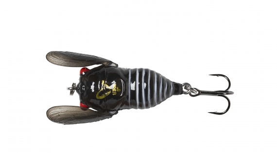 Savage Gear 3D Cicada 33mm 3,5g Floating, Black i gruppen Sluker / Overflate Baits hos Sportfiskeprylar.se (61987)