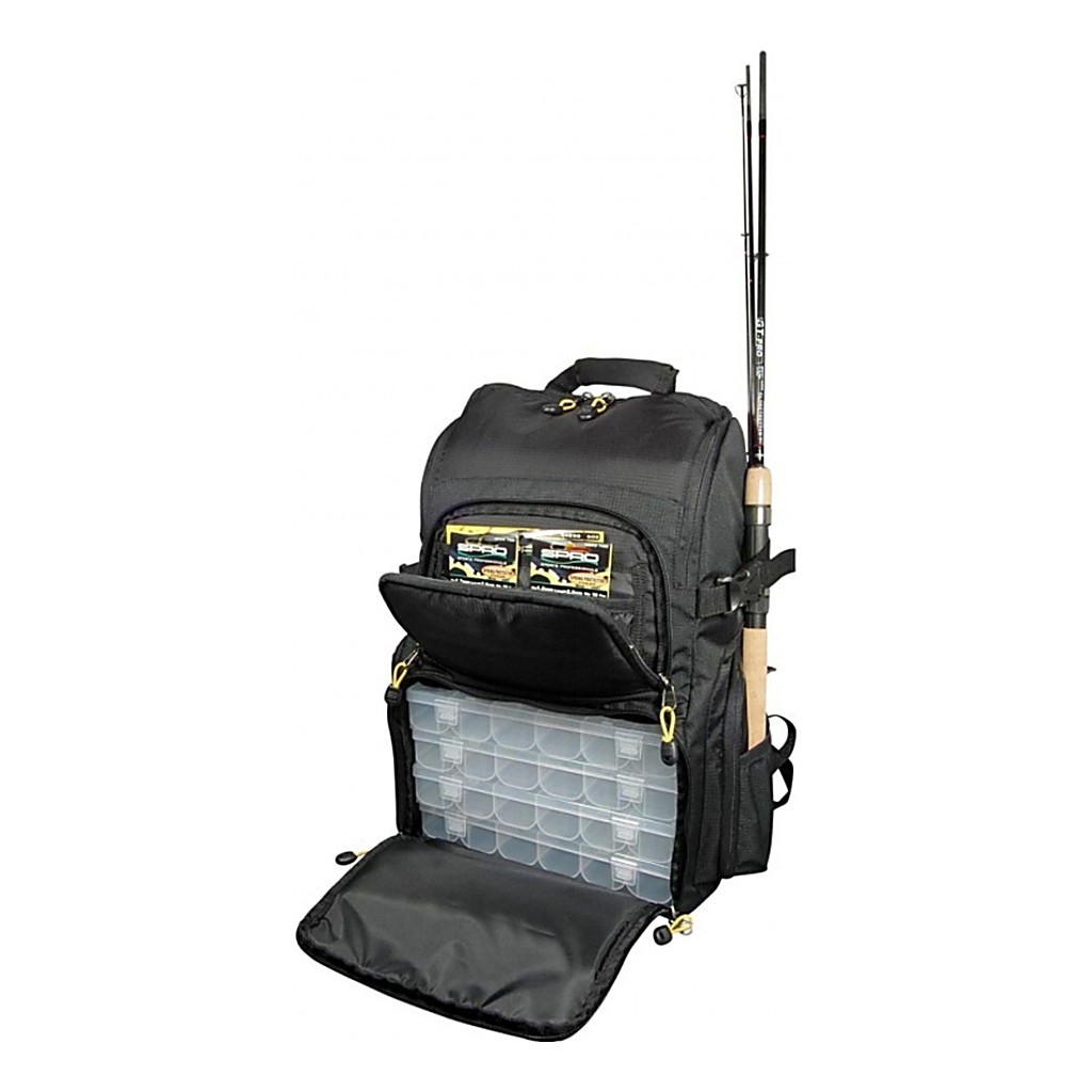 Spro Back Pack inkl. 4 boxar i gruppen Fiskemetoder / Isfiske / Oppbevaring / Ryggsekker hos Sportfiskeprylar.se (6203500)
