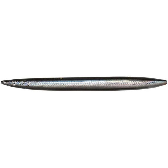 Savage Gear Line Thru Sandeel 110mm 15g 04-Black Silver i gruppen Sluker / Sjøørret Sluker Og Kastewobbler / Kaste Wobblere hos Sportfiskeprylar.se (62185)