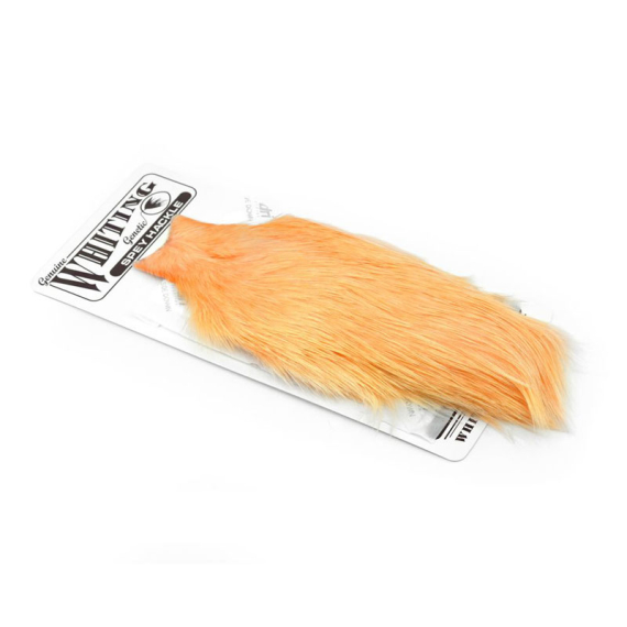Whiting Spey Hackle Hen Cape White dyed Salmon i gruppen Kroker Og Terminal Takkel / Flue Binding / Fluebindingsmateriale / Fjær Og Nakke / Hakkel Og Nakker hos Sportfiskeprylar.se (62801202)