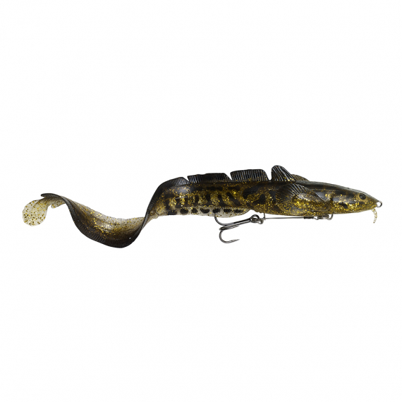 Savage Gear 3D Burbot 25cm 70g SS Gold Burbot UV i gruppen Sluker / Softbaits / Gjedde Softbaits hos Sportfiskeprylar.se (63849)