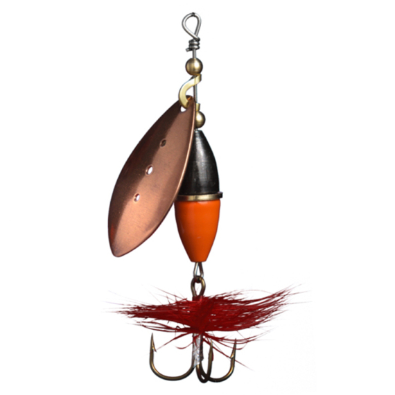 Wipp Spinnare 10 g Koppar Orange/Svart i gruppen Sluker / Inline Spinner hos Sportfiskeprylar.se (6443-03)