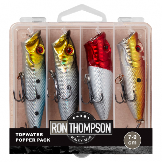 DAM/R.T Topwater Popper Pack Inc. Box 7-9cm i gruppen Sluker / Overflate Baits hos Sportfiskeprylar.se (65413)