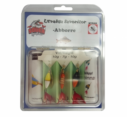 Myran Utvalda Favoriter Abborre 3-Pack i gruppen Sluker / Inline Spinner hos Sportfiskeprylar.se (6999-AB)