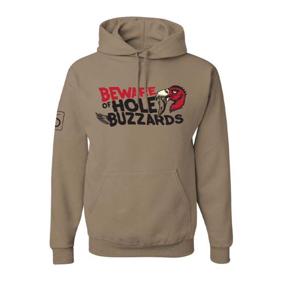 6th Sense Beware of Hole Buzzards Hoodie i gruppen Klær Og Fottøy / Klær / Gensere / Hettegensere hos Sportfiskeprylar.se (6HOOD06-SMr)