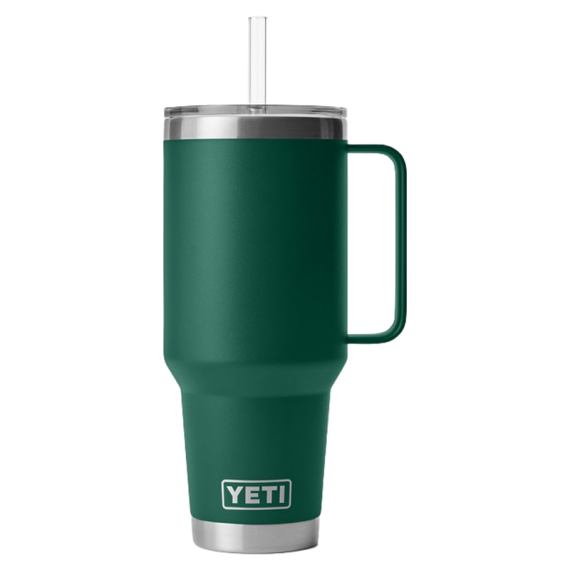 Yeti Rambler 42 Oz Straw Mug - Black Forest Green i gruppen Outdoor / Feltkjøkken Og Redskaper / Termoser / Termoskopper hos Sportfiskeprylar.se (70000004251)