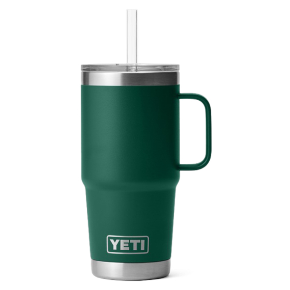 Yeti Rambler 25 Oz Straw Mug - Black Forest Green i gruppen Outdoor / Feltkjøkken Og Redskaper / Termoser / Termoskopper hos Sportfiskeprylar.se (70000004935)