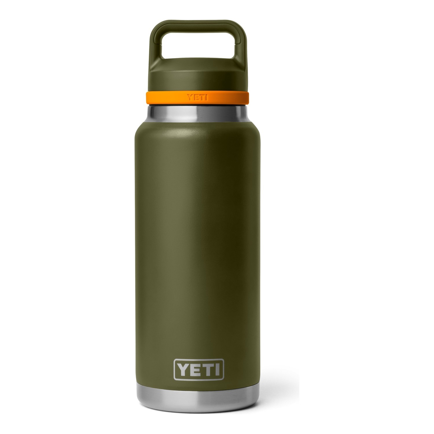 Yeti Rambler 36 Oz C Bottle Chug - Olive/King Crab Orange i gruppen Outdoor / Feltkjøkken Og Redskaper / Termoser / Termos hos Sportfiskeprylar.se (70000007118)