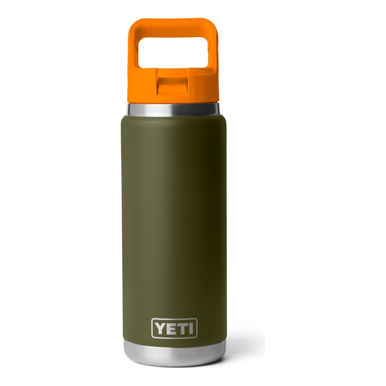Yeti Rambler 26 Oz C Straw Bottle - Olive/King Crab Orange i gruppen Outdoor / Feltkjøkken Og Redskaper / Termoser / Termos hos Sportfiskeprylar.se (70000007323)