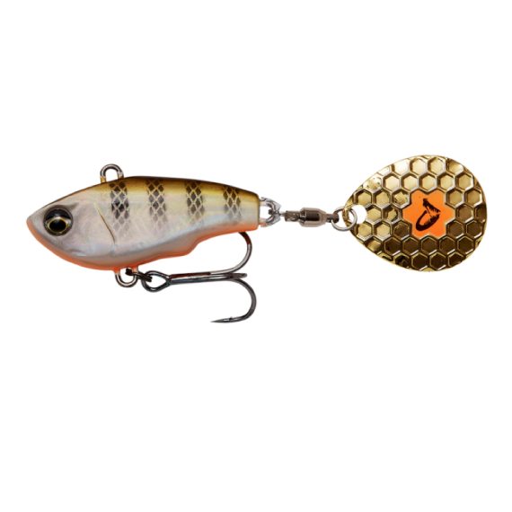 Savage Gear Fat Tail Spin 8cm, 24g Sinking - Perch i gruppen Sluker / Leppeløse Crankbaits hos Sportfiskeprylar.se (71771)