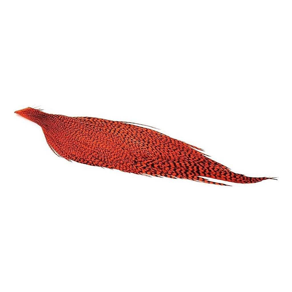Whiting High & Dry Hackle 1/2 Cape - GD/Orange i gruppen Kroker Og Terminal Takkel / Flue Binding / Fluebindingsmateriale / Fjær Og Nakke / Hakkel Og Nakker hos Sportfiskeprylar.se (71841151)