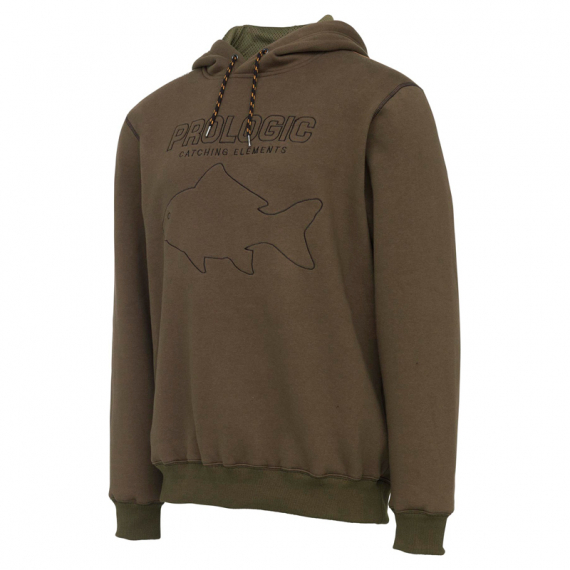 Prologic Mega Fish Hoodie, Army Green i gruppen Klær Og Fottøy / Klær / Gensere / Hettegensere hos Sportfiskeprylar.se (73760r)