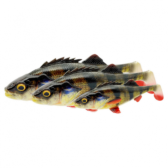 Savage Gear 4D Perch Shad (Bulk) i gruppen Sluker / Softbaits / Gjedde Softbaits hos Sportfiskeprylar.se (73956r)