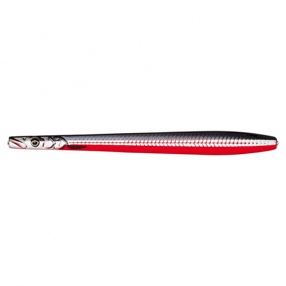 Savage Gear Line Thru Sandeel Nail 10cm 16g - Black Red i gruppen Sluker / Sjøørret Sluker Og Kastewobbler / Kaste Wobblere hos Sportfiskeprylar.se (74167)
