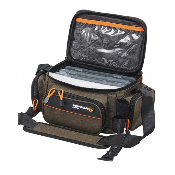 Savage Gear System Box Bag S 3 Boxes 5 Bags 15x36x23cm 5.5L i gruppen Oppbevaring / Takkelmapper / Slukskrin hos Sportfiskeprylar.se (74241)
