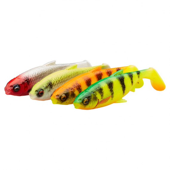 Savage Gear 3D River Roach (4-pack) 14cm 28g - Dark Water Mix i gruppen Sluker / Sluksett hos Sportfiskeprylar.se (74311)