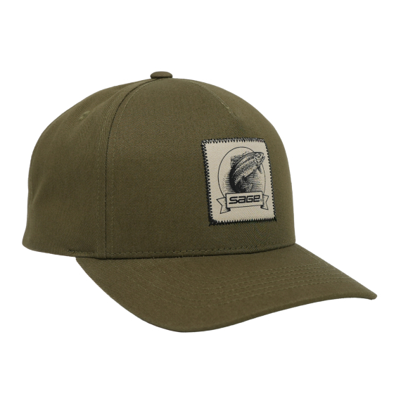 Sage Heritage Logo Twill Snapback Hat i gruppen Klær Og Fottøy / Caps Og Annet Hodeplagg / Caps hos Sportfiskeprylar.se (7483)