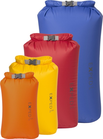 Exped Fold Drybag 4-Pack XS-L i gruppen Oppbevaring / Vanntette Bager hos Sportfiskeprylar.se (7640171994147EANr)