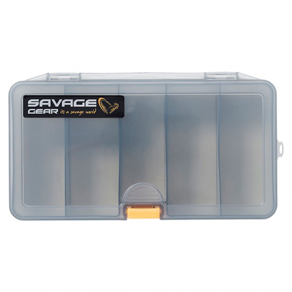 Savage Gear Lurebox 4A Smoke 21.4x11.8x4.5cm i gruppen Oppbevaring / Utstyrsskrin / Slukboks hos Sportfiskeprylar.se (76773)