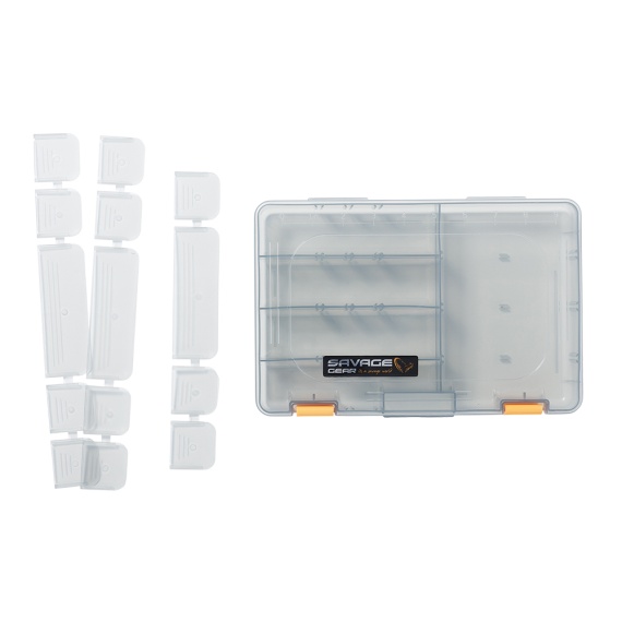 Savage Gear Lurebox 5D Smoke 27,5x18x4,5cm i gruppen Oppbevaring / Utstyrsskrin / Slukboks hos Sportfiskeprylar.se (76777)