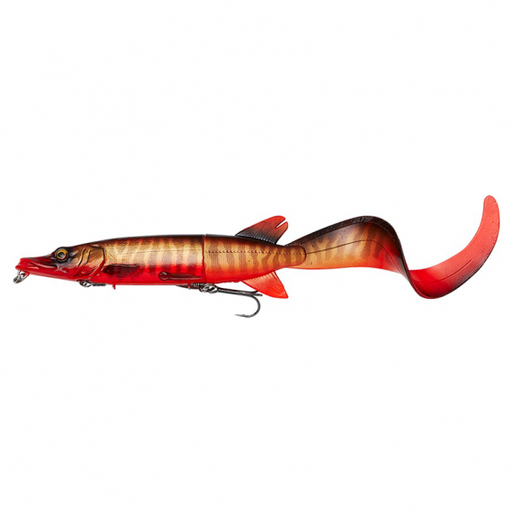 Savage Gear 3D Hybrid Pike 17cm, 47g Slow Sink - Red Belly i gruppen Sluker / Tailbaits Og Hybrid Baits hos Sportfiskeprylar.se (76803)