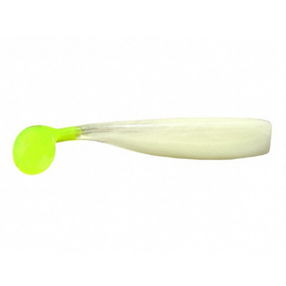 Shaker Shad, 8cm, Glow/ Chartreuse Tail - 8pack i gruppen Sluker hos Sportfiskeprylar.se (78-SH325-175)