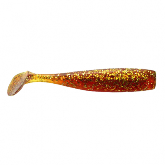 Lunker City Shaker Shad, 9,5cm, Motor Oil Silver Flake - (8-pack) i gruppen Sluker / Softbaits / Abbor Softbaits Og Gjørs Softbaits hos Sportfiskeprylar.se (78-SH375-199)