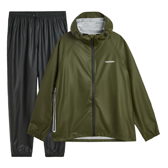 Tretorn Packable Rainbreaker Set, Forest Green i gruppen Klær Og Fottøy / Klær / Fiskedress hos Sportfiskeprylar.se (800655502Sr)