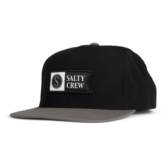 Salty Crew Alpha Tech 5 Panel Black/Coffee i gruppen Klær Og Fottøy / Caps Og Annet Hodeplagg / Caps hos Sportfiskeprylar.se (804046448839)