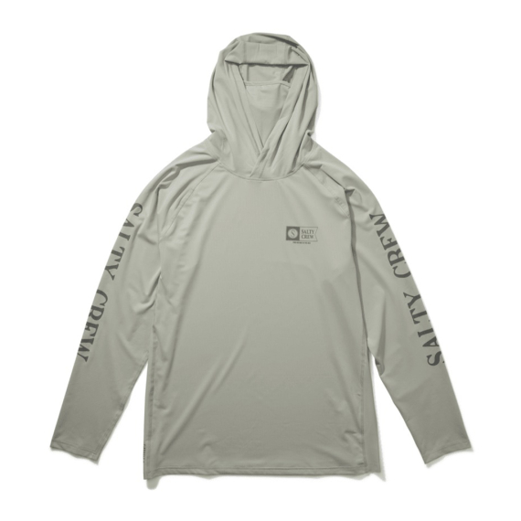 Salty Crew Alpha Perforated Uv Hd Mask Gray i gruppen Klær Og Fottøy / Klær / Gensere / Hettegensere hos Sportfiskeprylar.se (804046459224r)