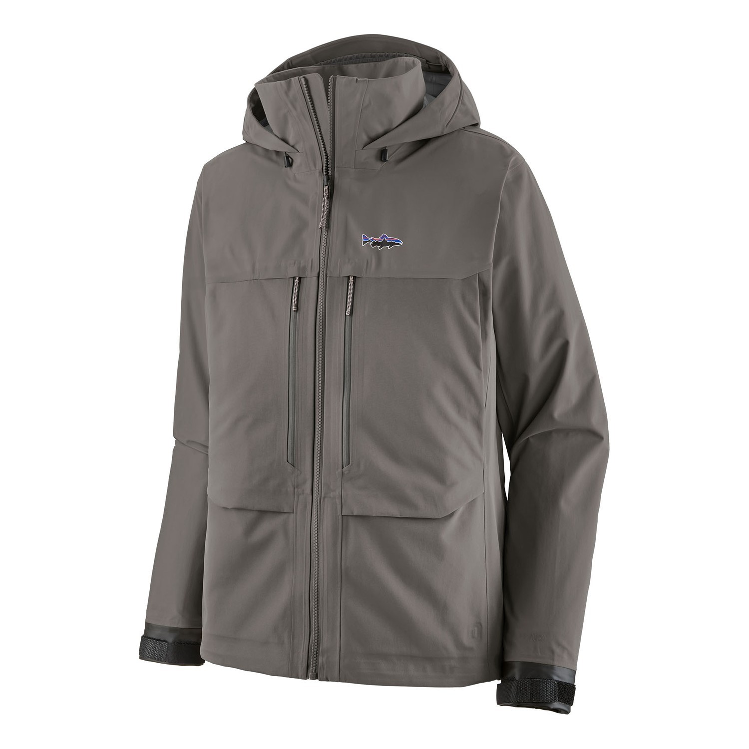 Patagonia M\'s Swiftcurrent Wading Jacket NGRY i gruppen Klær Og Fottøy / Klær / Jakker / Vadejakke hos Sportfiskeprylar.se (81772-NGRY-XXLr)
