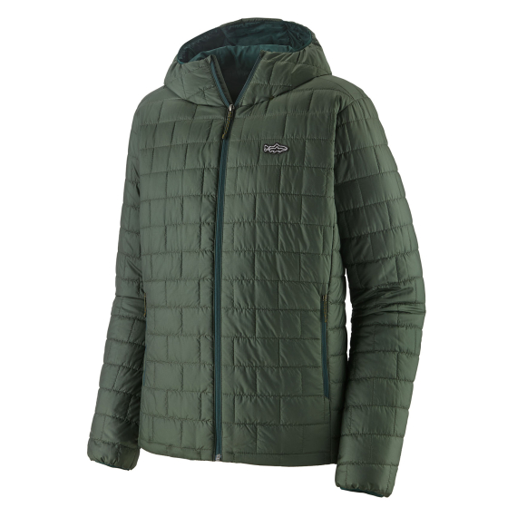 Patagonia M\'s Nano Puff Fitz Roy Trout Hoody OLGG i gruppen Klær Og Fottøy / Klær / Jakker / Dun- og syntetfôrede jakker hos Sportfiskeprylar.se (84456-OLGG-Lr)