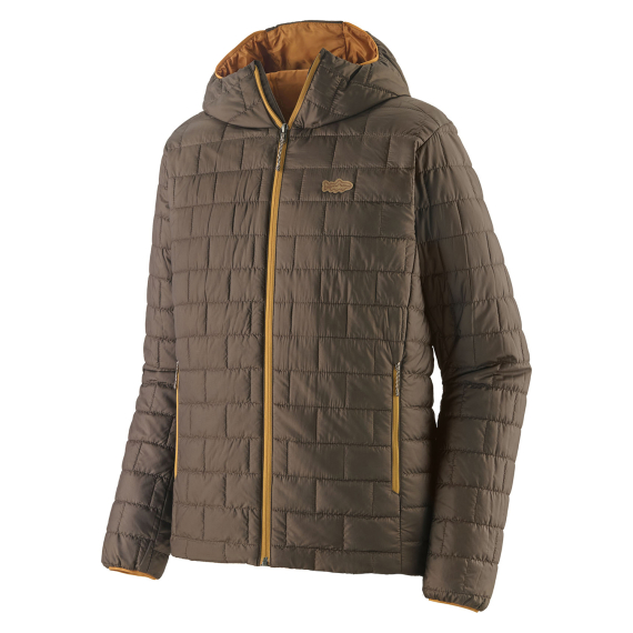 Patagonia M\'s Nano Puff Fitz Roy Trout Hoody OTBR i gruppen Klær Og Fottøy / Klær / Jakker / Dun- og syntetfôrede jakker hos Sportfiskeprylar.se (84456-OTBR-Lr)