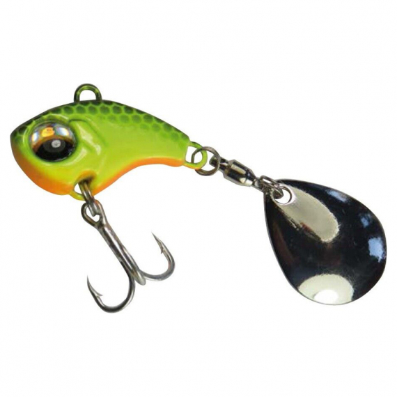 Behr Rotation Jig Spin 20g - Green/Orange/Hexagons i gruppen Sluker / Spinners / Spin Tails hos Sportfiskeprylar.se (8491404)