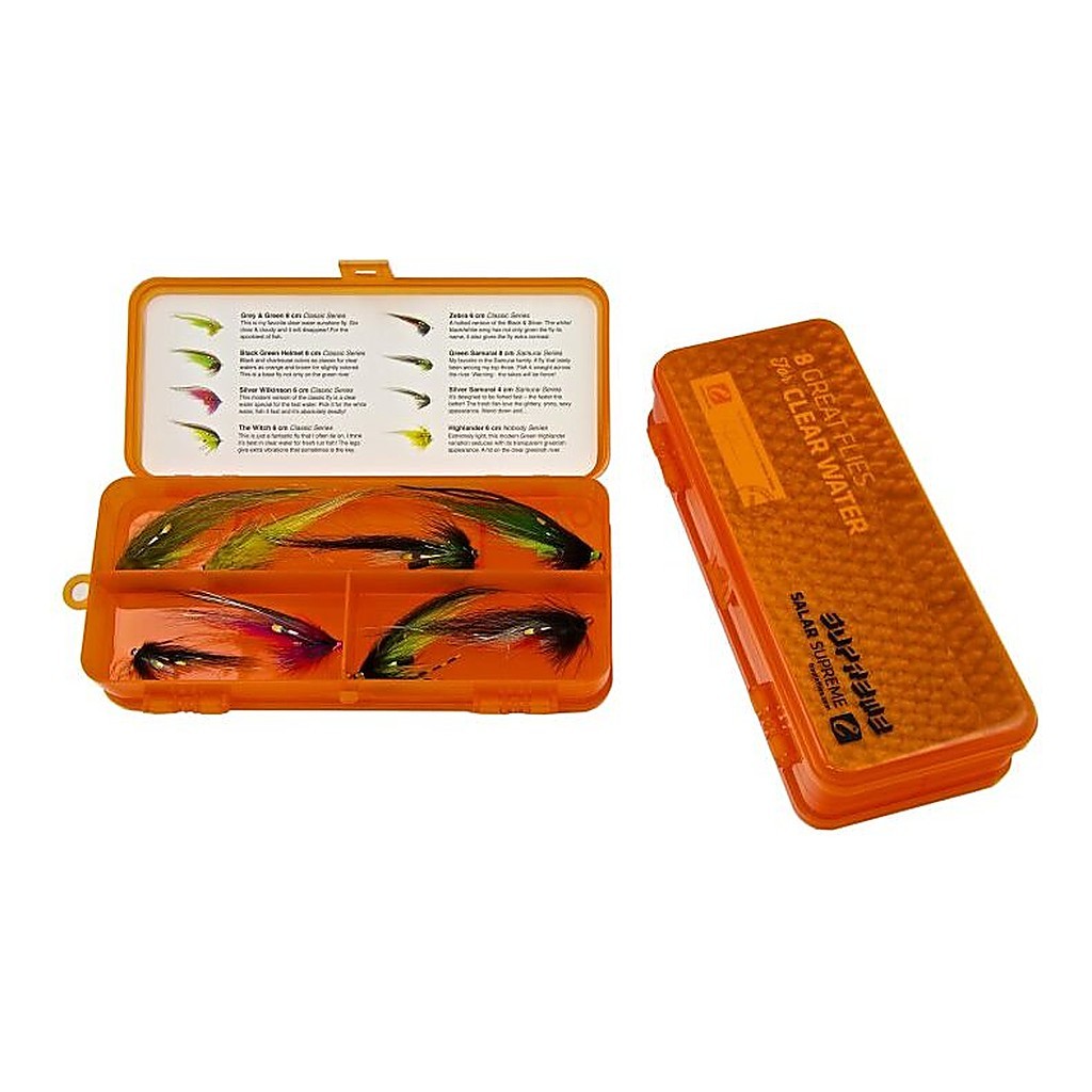 Frödin 8 Great Flies For Clear Water i gruppen Sluker / Fluer hos Sportfiskeprylar.se (8GF-4CW)