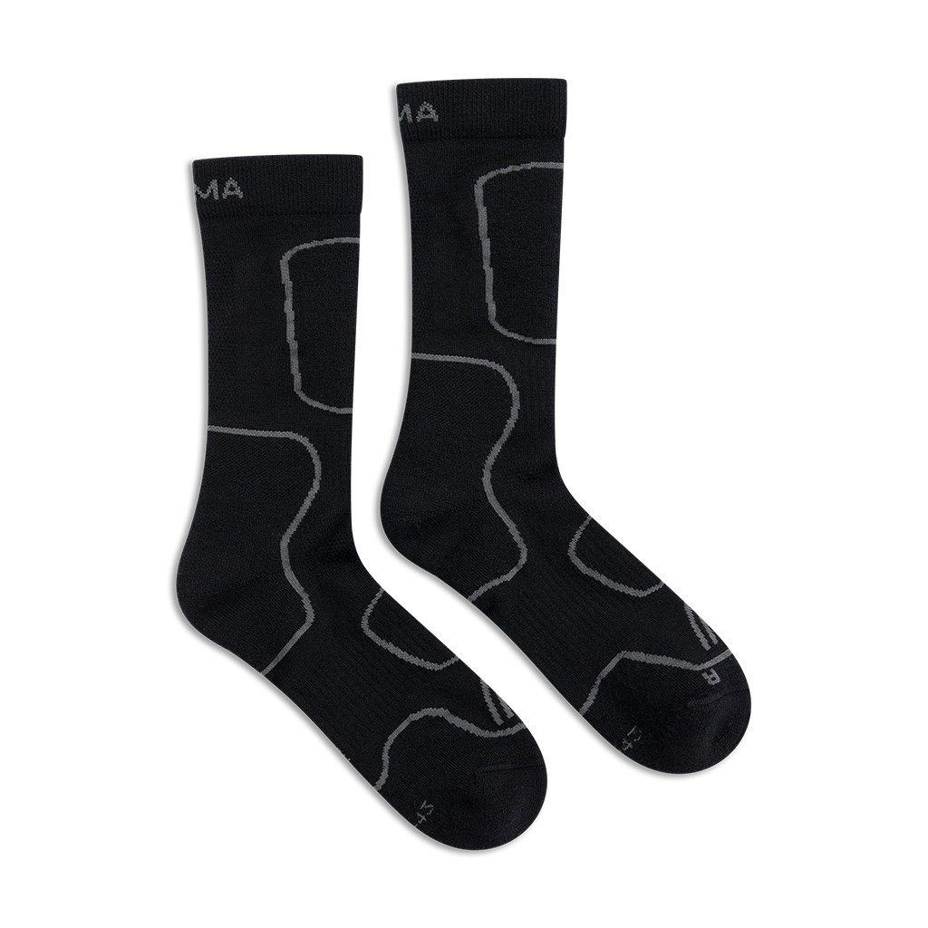 Aclima Cross Country Wool Socks Jet Black i gruppen Klær Og Fottøy / Klær / Mellomlag Og Undertøy / Sokker hos Sportfiskeprylar.se (90-112212r)