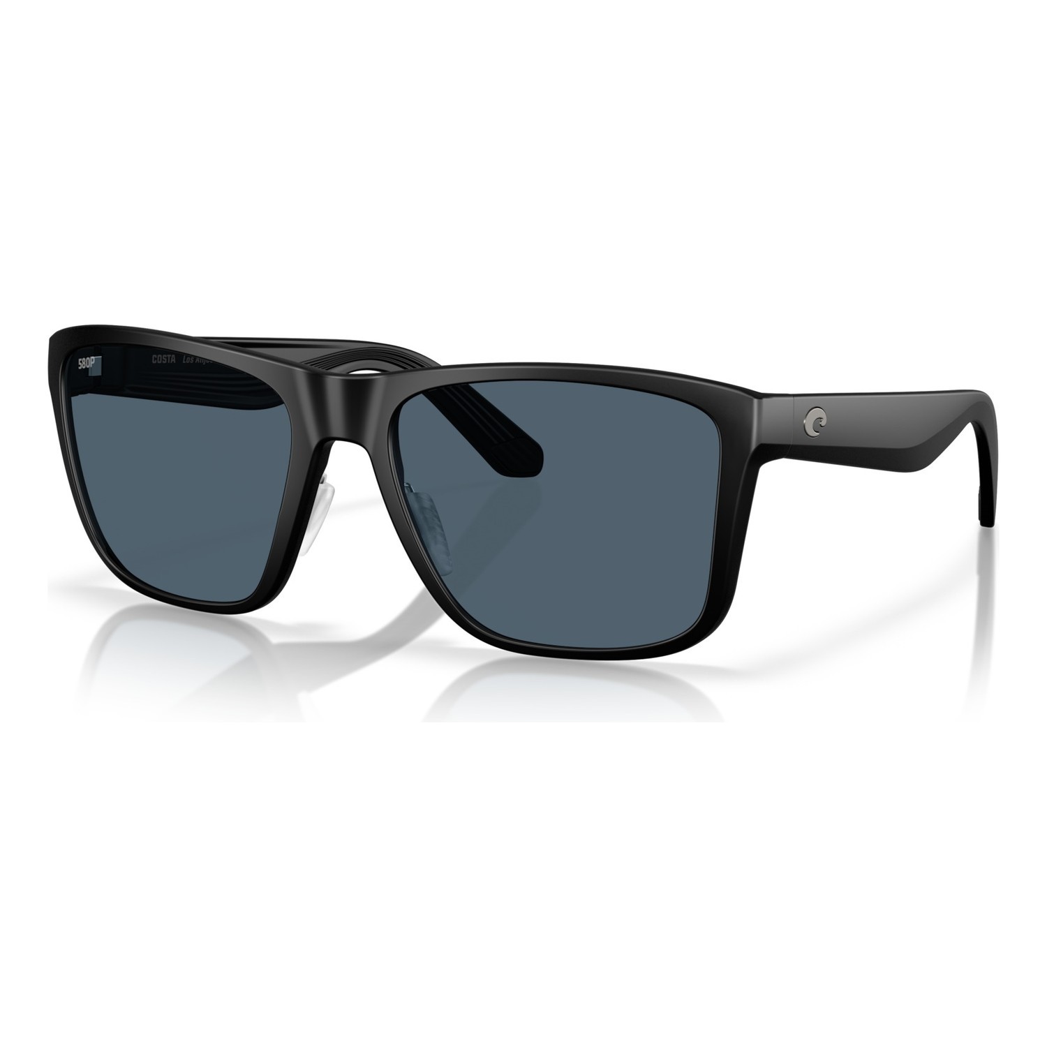 Costa Los Alijos - Matte Black - Gray 580P i gruppen Klær Og Fottøy / Briller / Polaroid Briller hos Sportfiskeprylar.se (91260459)