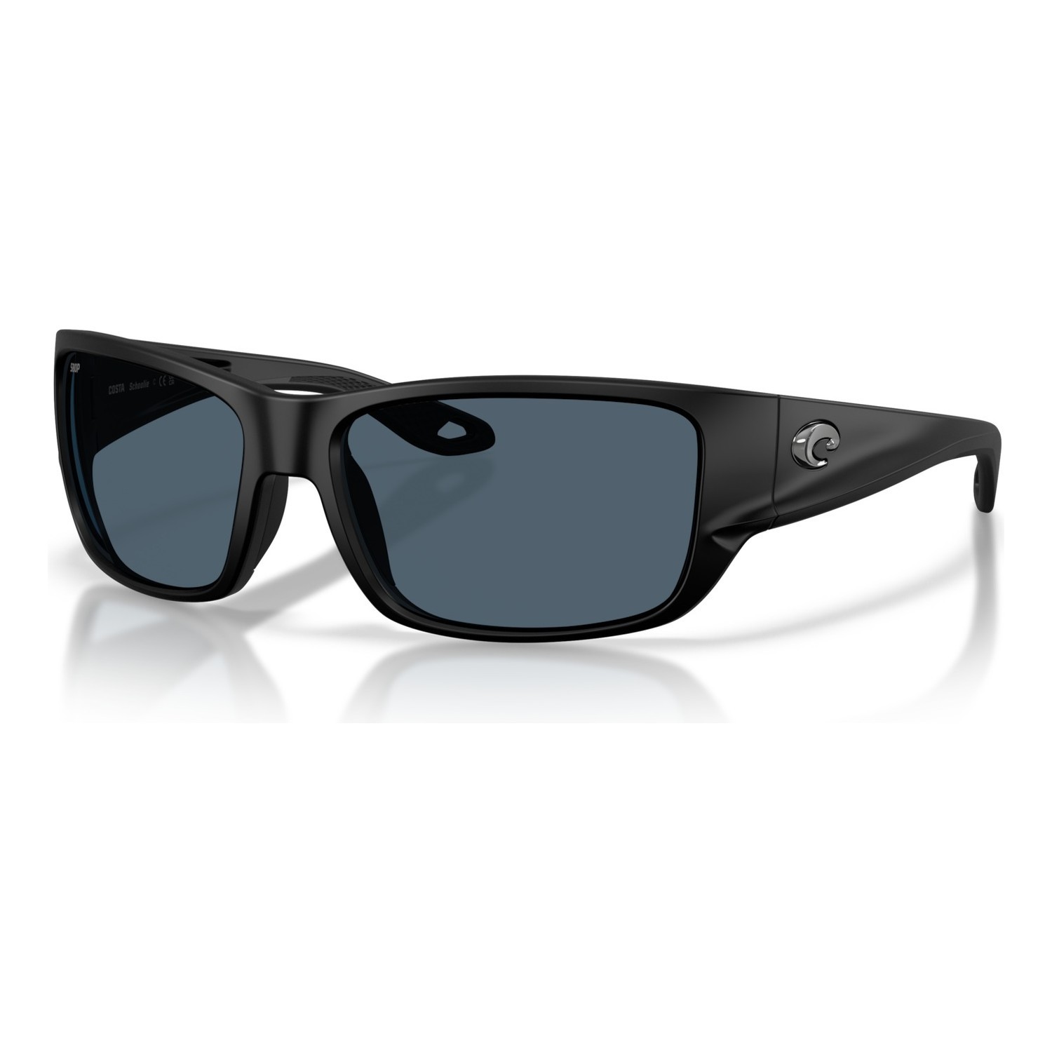 Costa Schoolie - Matte Black - Gray 580P i gruppen Klær Og Fottøy / Briller / Polaroid Briller hos Sportfiskeprylar.se (91320156)