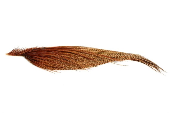 Whiting Bronze 1/2 Dry Fly Hackle Barred Dark Ginger i gruppen Kroker Og Terminal Takkel / Flue Binding / Fluebindingsmateriale / Fjær Og Nakke / Hackle hos Sportfiskeprylar.se (91341016)