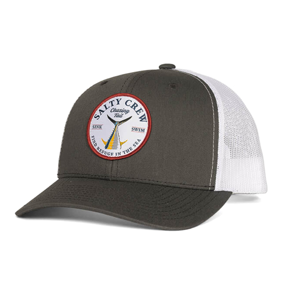 Salty Crew Bottom Dweller Retro Trucker Charcoal White i gruppen Klær Og Fottøy / Caps Og Annet Hodeplagg / Caps hos Sportfiskeprylar.se (9334966013530)