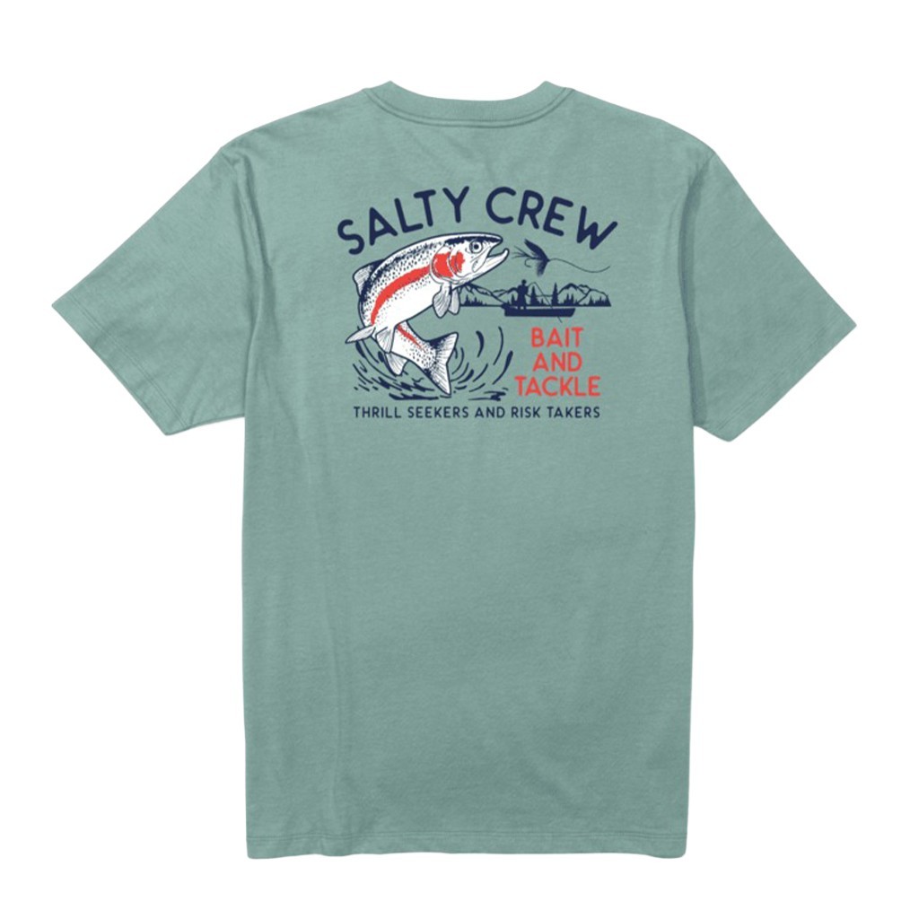 Salty Crew Fly Trap Premium S/S Tee Mackerel i gruppen Klær Og Fottøy / Klær / T-Skjorte hos Sportfiskeprylar.se (9334966187064r)