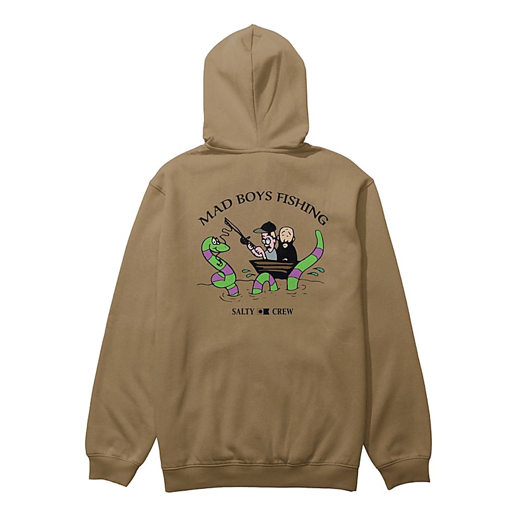 Salty Crew X Mad Boys Hoodie Dijon i gruppen Klær Og Fottøy / Klær / T-Skjorte hos Sportfiskeprylar.se (9334966200565r)