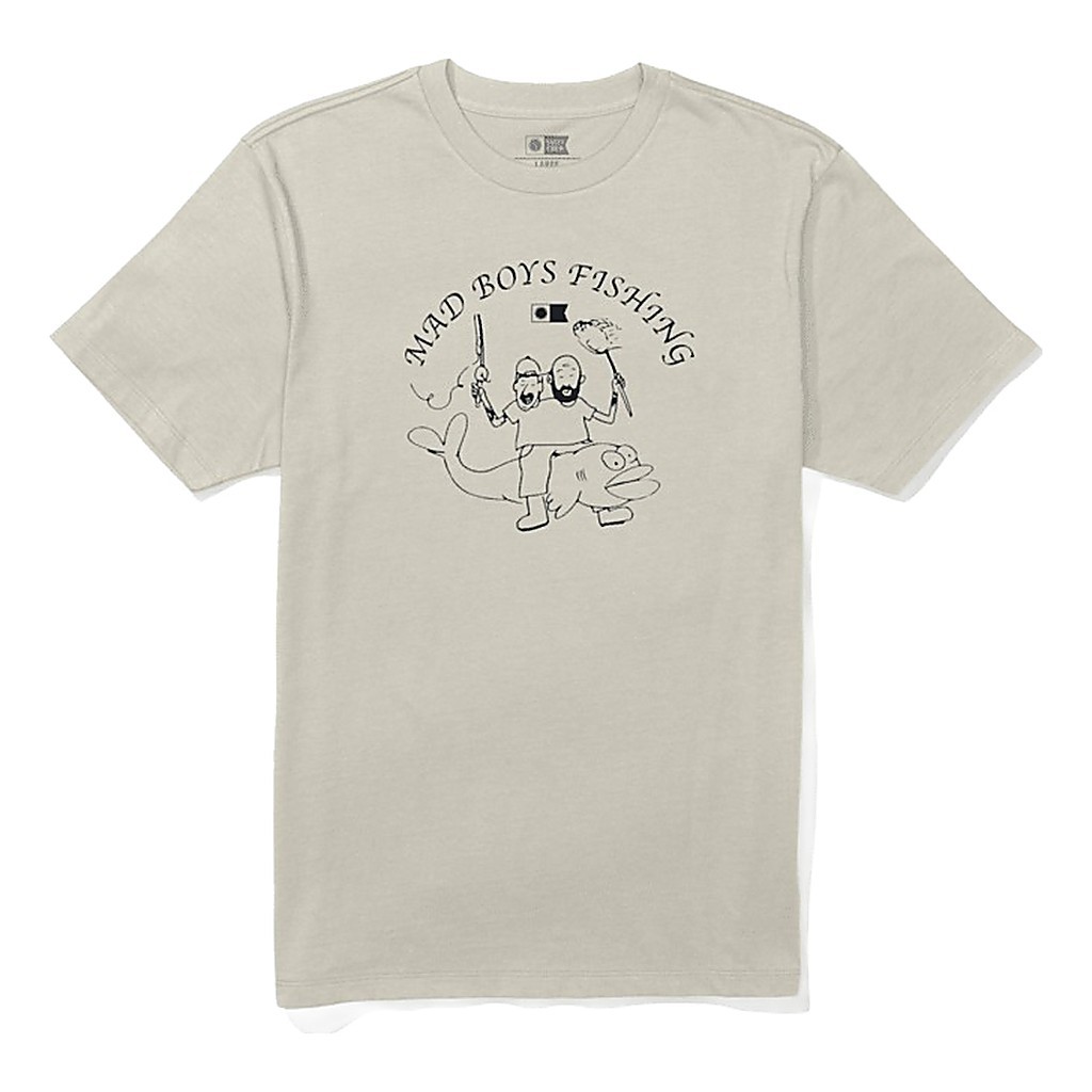 Salty Crew X Mad Boys Adventure 1 Tee Moonbeam i gruppen Klær Og Fottøy / Klær / T-Skjorte hos Sportfiskeprylar.se (9334966205263r)