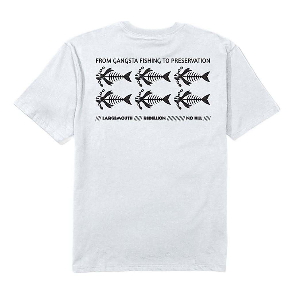 Salty Crew X Mad Boys Gangsta Tee White i gruppen Klær Og Fottøy / Klær / T-Skjorte hos Sportfiskeprylar.se (9334966205317r)