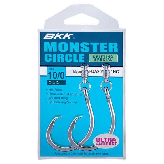 BKK Monster Circle Drifting Special Saltwater Hook - 10/0 i gruppen Kroker Og Terminal Takkel / Kroker / Sirkelkroker hos Sportfiskeprylar.se (A-BR-5614)