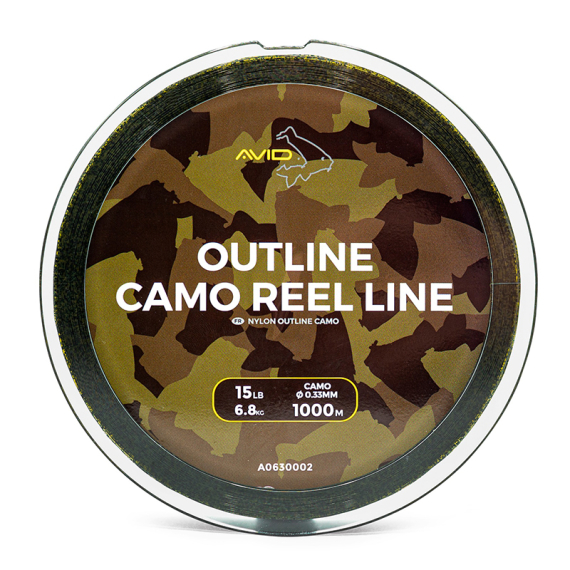 Avid Outline Camo Reel Line 1000m i gruppen Snører / Specimenliner hos Sportfiskeprylar.se (A0630001r)